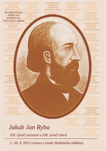 Jakub Jan Ryba – 250. výročí narození, 200. výročí úmrtí - plakát