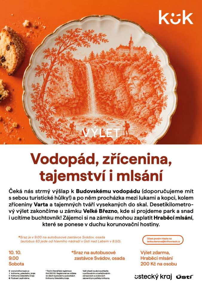 Fotografie k akci Vodopád, zřícenina, tajemství i mlsání